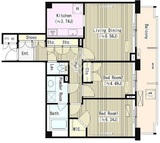 プランシェール落合 6階 間取り図