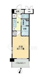 フェリース横濱 701 間取り図