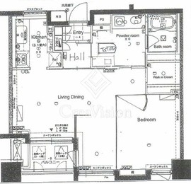 ドレッセ代官山 1階 間取り図