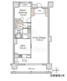 アールスタイルズ武蔵小杉WEST 8階 間取り図