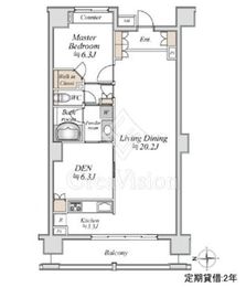 アールスタイルズ武蔵小杉WEST 8階 間取り図