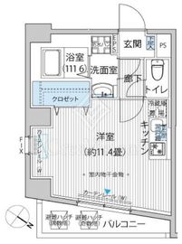 フィオーレ駒込 301 間取り図