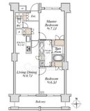 アールスタイルズ武蔵小杉WEST 11階 間取り図