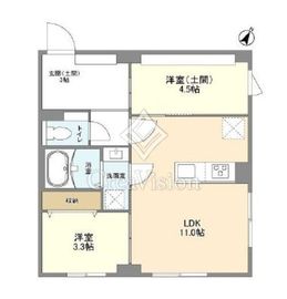 ウェルスクエア目黒 203 間取り図