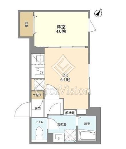 ウェルスクエア目黒 302 間取り図