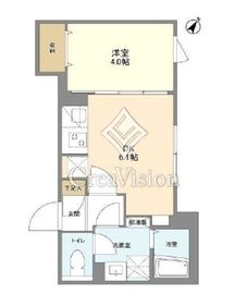 ウェルスクエア目黒 402 間取り図