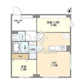 ウェルスクエア目黒 403 間取り図