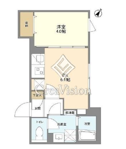 ウェルスクエア目黒 502 間取り図