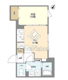 ウェルスクエア目黒 502 間取り図