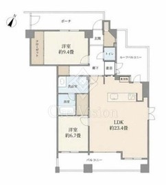 グローリオ瀬田 3階 間取り図