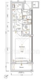 Log登戸Station side 2階 間取り図
