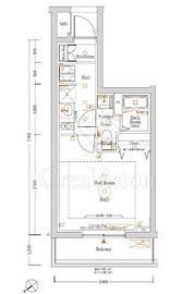 Log登戸Station side 2階 間取り図