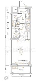 Log登戸Station side 2階 間取り図