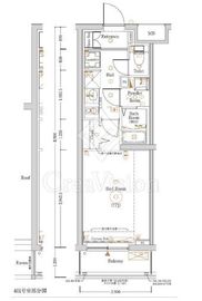 Log登戸Station side 1階 間取り図
