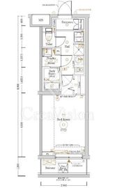 Log登戸Station side 2階 間取り図
