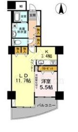 品川シーサイドビュータワー2 2802 間取り図