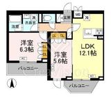 ロイジェント上板橋 502 間取り図