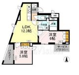 ロイジェント上板橋 406 間取り図