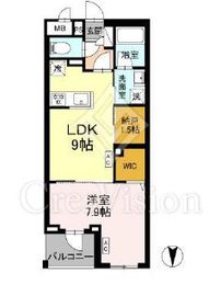 ロイジェント上板橋 203 間取り図