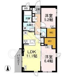 ロイジェント上板橋 106 間取り図