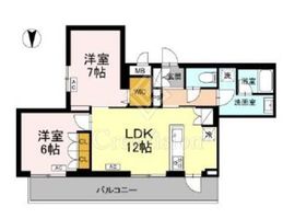 ロイジェント上板橋 402 間取り図