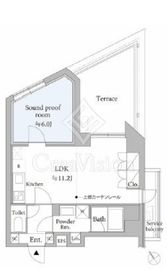 ASTILEstudio代々木 4階 間取り図