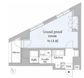ASTILEstudio代々木 6階 間取り図