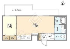 ウェルスクエア八幡山 402 間取り図