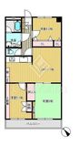 落合パークファミリア 10階 間取り図