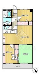 落合パークファミリア 10階 間取り図