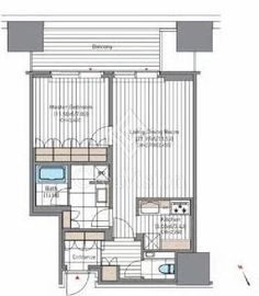 麻布台ヒルズレジデンスB 11階 間取り図