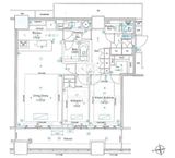 WORLD TOWER RESIDENCE 33階 間取り図