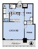 パークシティ中野ザタワーエアーズ 21階 間取り図