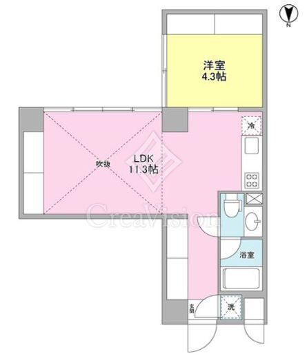 WELLTOWER (ウェルタワー) 1006 間取り図