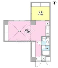 WELLTOWER (ウェルタワー) 1006 間取り図