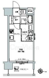 パークキューブ板橋本町 810 間取り図
