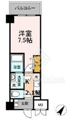 TRE LUCE横濱関内 1003 間取り図