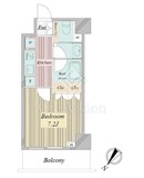 アクティ東仲通り 406 間取り図