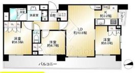 ラコント久我山 3階 間取り図