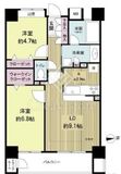 コンセール大森山王弐番館 2階 間取り図
