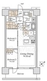 ブランシエラ海老名 6階 間取り図
