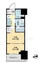 ザ・ライオンズフォーシア鶴見 708 間取り図