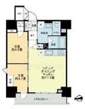 ザ・ライオンズフォーシア鶴見 901 間取り図