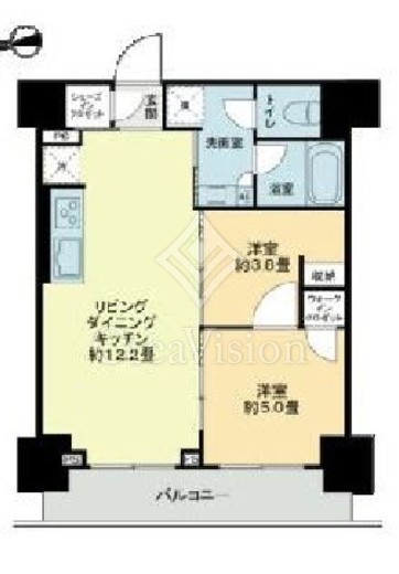 ザ・ライオンズフォーシア鶴見 903 間取り図