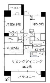 アデニウム新小岩 6階 間取り図