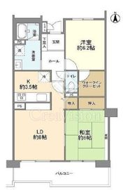 けやき通り南弐番館 8階 間取り図