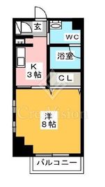 TRUST VALUE麻布十番 603 間取り図