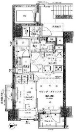 オープンレジデンシア日暮里est 12階 間取り図