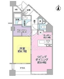 グリーンテラス世田谷 201 間取り図