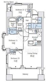 ウエリス横濱日本大通り 2階 間取り図